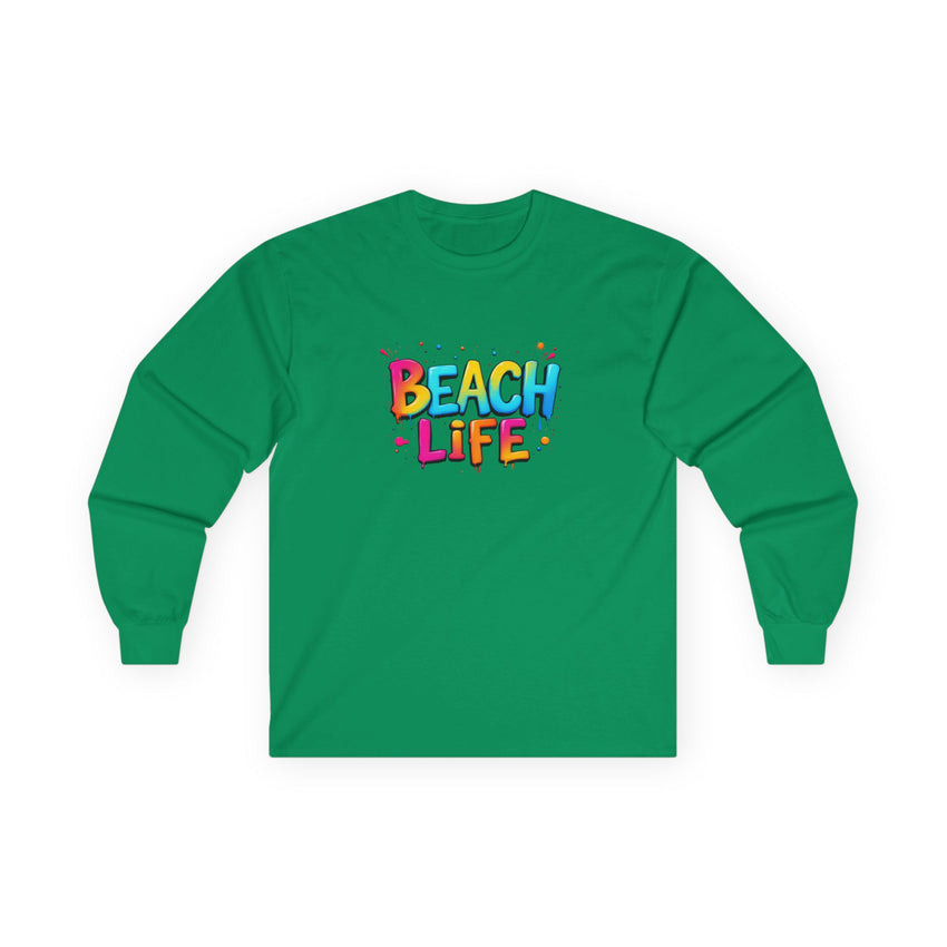 Beach Life Unisex Long Sleeve Tee - Perfect for Summer Adventures
