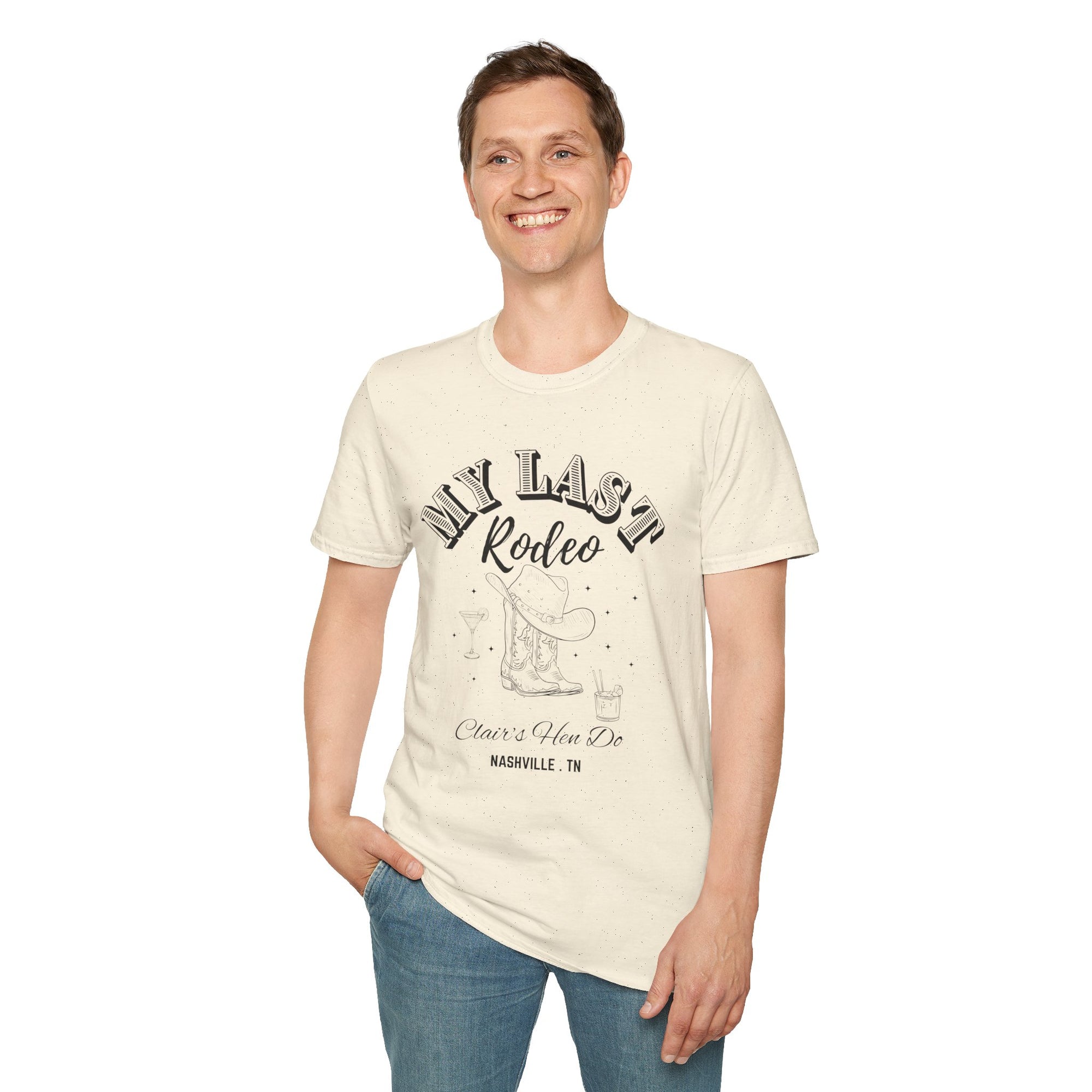 My Last Rodeo T-Shirt, Unisex Softstyle Tee, Cowboy Lover Gift, Western Apparel, Festival Outfit, Casual Wear, Rodeo Enthusiast