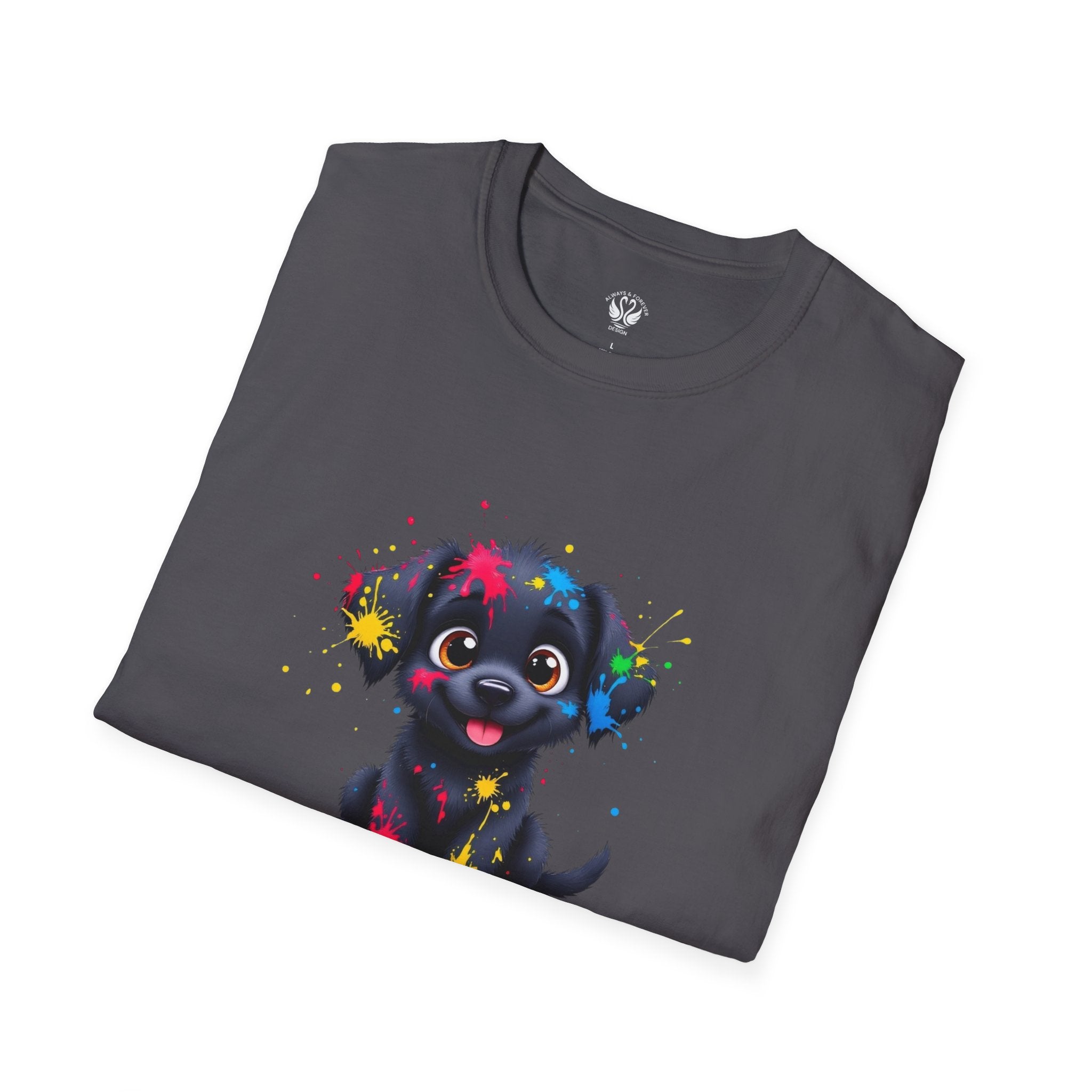 Cute Puppy Art Unisex T-Shirt, Dog Lover Shirt, Pet Parent Gift, Casual Wear, Funny Graphic Tee