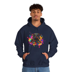 Colorful Artistic Sweatshirt, Unisex Hoodie, Vibrant Design Hoodie, Cozy Pullover, Perfect Gift for Art Lovers