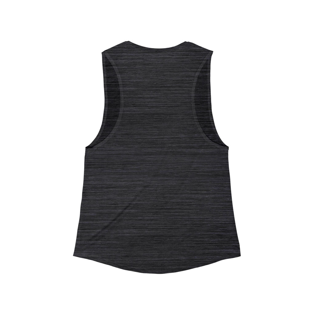 Rock & Roll Women's Flowy Muscle Tank - Music Festival Top, Casual Sleeveless Shirt, Summer Wardrobe Essential, Gift for Music Lovers