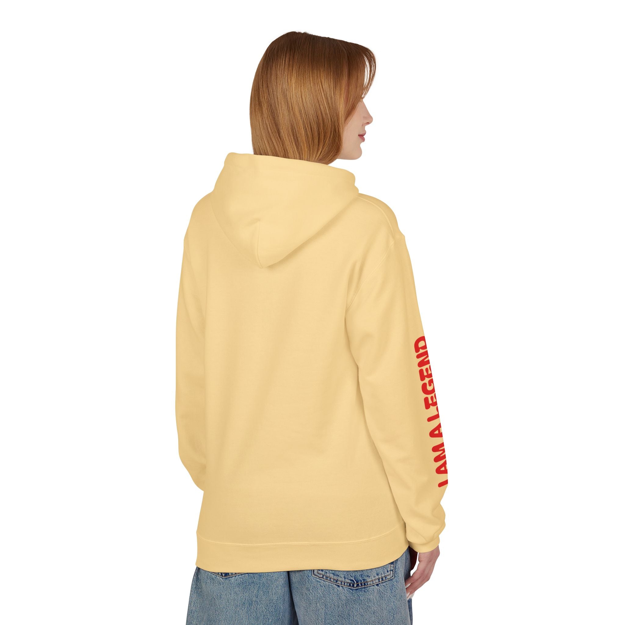 Legendary Spirit Hoodie - Unisex Fleece Sweatshirt, Motivational Gift, Trendy Streetwear, Perfect for Casual Days, Unique Statement Piece