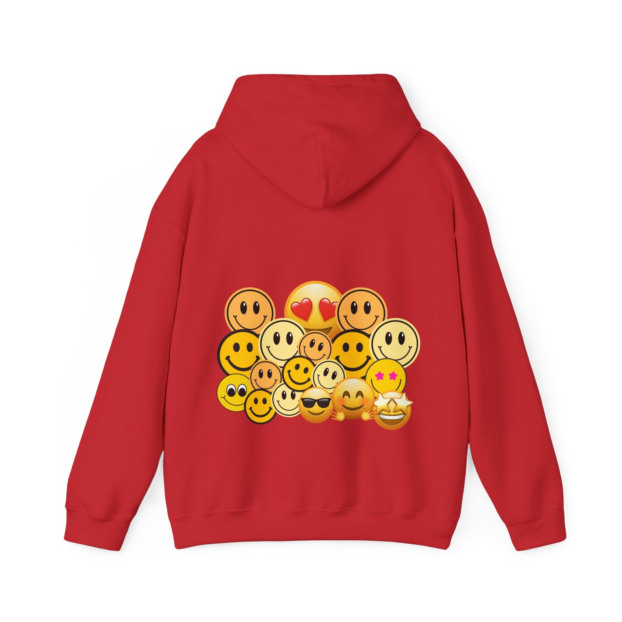 Smiley Faces Hooded Sweatshirt, Cozy Unisex Sweatshirt with Emoji Design, Casual Style, Gift for Friends, Fun Fashion, Perfect for [...]