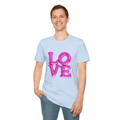 Love Balloon Graphic Unisex T-Shirt, Cute Couples Apparel, Valentine's Day Gift, Casual Wear, Trendy Gift Idea, Statement Tee