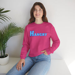 Cozy Hangry Crewneck Sweatshirt, Perfect for Food Lovers, Casual Wear, Gift for Friends, Cozy Style, Everyday Comfort