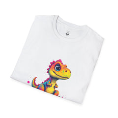 Cute Dinosaur T-Shirt, Fun Graphic Tee, Kids Birthday Gift, Dino Lover Apparel, Unisex Casual Wear
