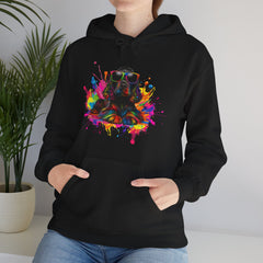 Colorful Artistic Sweatshirt, Unisex Hoodie, Vibrant Design Hoodie, Cozy Pullover, Perfect Gift for Art Lovers