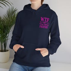 W.T.F. Wine Tasting Friends Hoodie - Unisex Heavy Blend Sweatshirt for Wine Lovers, Gift for Friends, Cozy Apparel for Tastings, Wine [...]
