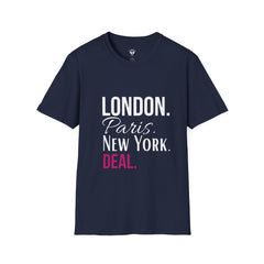 City Life Unisex T-Shirt - London, Paris, New York Deal Graphic Tee, Travel Fashion, Urban Style, Gift for Wanderlust, Streetwear