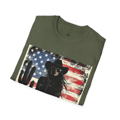 Stylish Western Graphic Tee, Cowboy T-Shirt, Americana Apparel, Unisex Casual Shirt, Summer Wardrobe Essential, Gift For Western Lovers