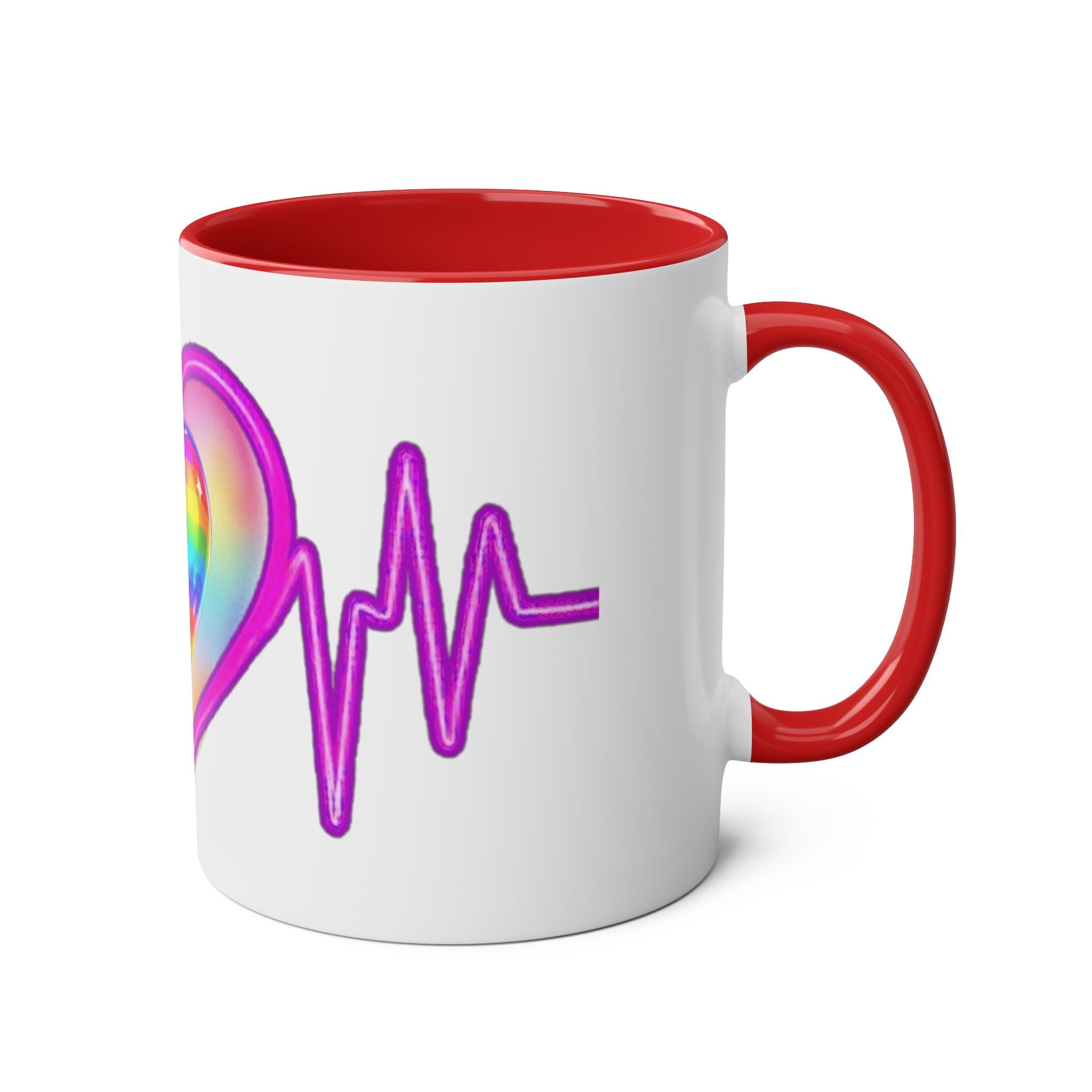 Vibrant Heartbeat Coffee Mug, Rainbow Heart Mug, Colorful Gift for LGBTQ+ Pride, Cute Coffee Cup for Heartfelt Moments, Artistic Mug [...]