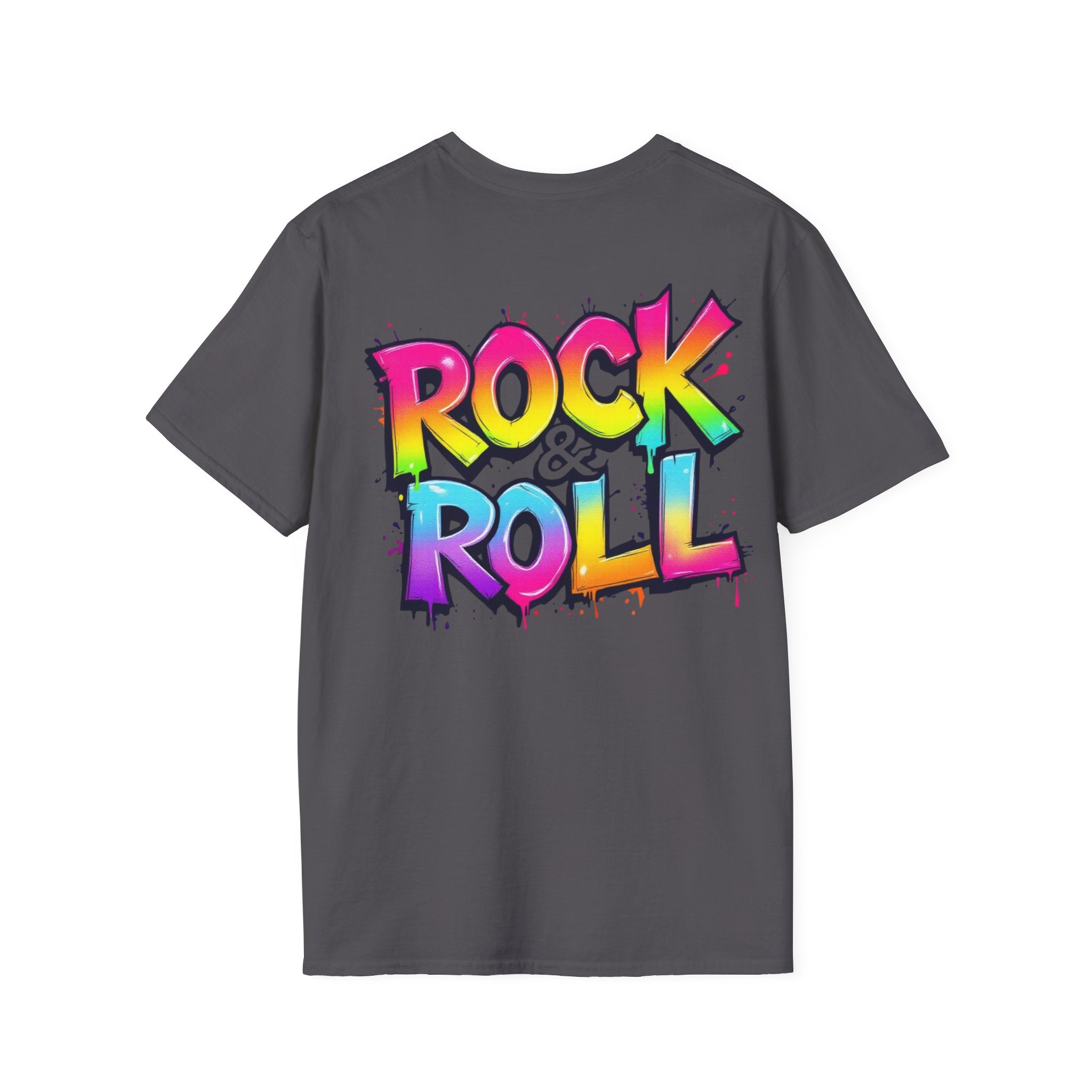Colorful Rock & Roll Unisex T-Shirt, Vintage Music Tee, Festival Shirt, Gift for Music Lovers, Concert Apparel