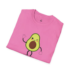 Cute Avocado Tee, Fun T-Shirt for Foodies, Gift for Friends, Cute Apparel, Casual Wear, Summer Outfit