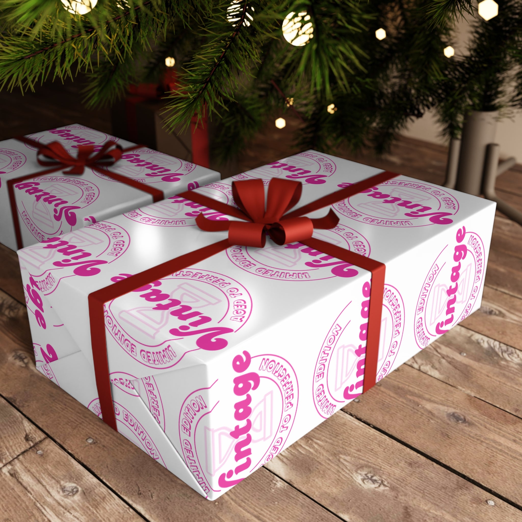 Vintage Gift Wrapping Paper Sheets, Retro Style, Perfect for Holidays, Unique Packaging, Ideal for Birthdays, Weddings, Celebrations