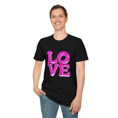 Love Balloon Graphic Unisex T-Shirt, Cute Couples Apparel, Valentine's Day Gift, Casual Wear, Trendy Gift Idea, Statement Tee