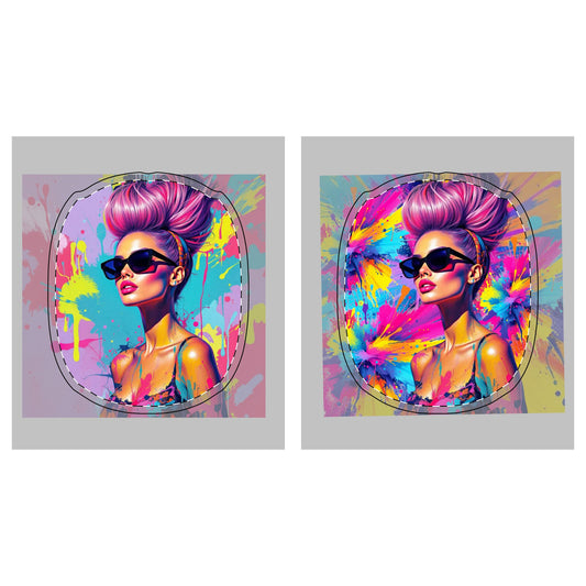 Vibrant Artistry AirPod Max Cases - Colorful Pop Art Design, Stylish Protection for Music Lovers