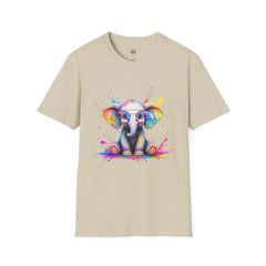 Cute Elephant Graphic T-Shirt, Fun Animal Tee, Gift for Animal Lovers, Casual Wear, Birthday, Eco-Friendly Cotton