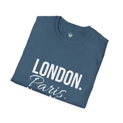 City Life Unisex T-Shirt - London, Paris, New York Deal Graphic Tee, Travel Fashion, Urban Style, Gift for Wanderlust, Streetwear