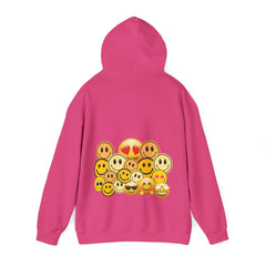 Smiley Faces Hooded Sweatshirt, Cozy Unisex Sweatshirt with Emoji Design, Casual Style, Gift for Friends, Fun Fashion, Perfect for [...]