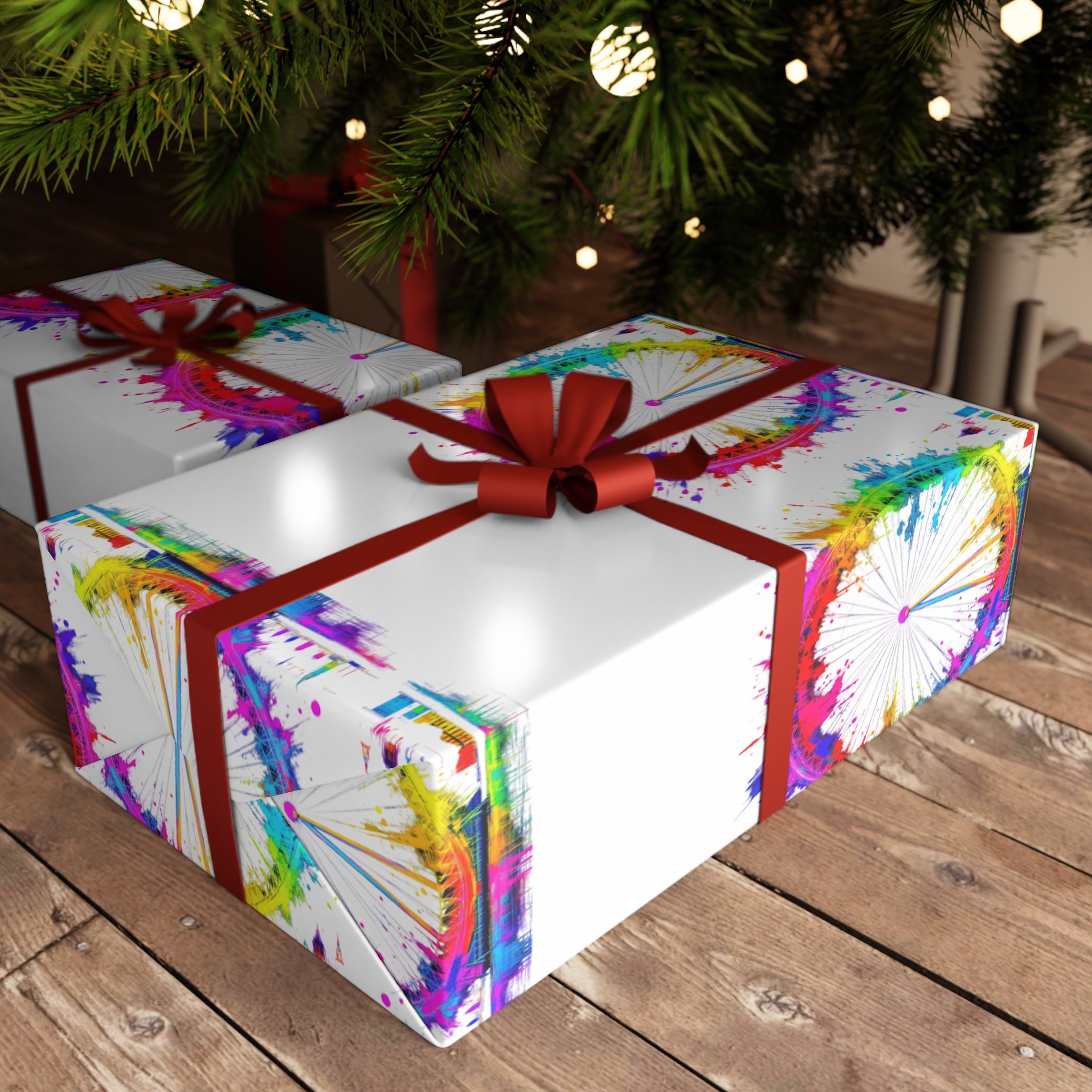Vibrant Colorful Gift Wrapping Paper Sheets - Perfect for Celebrations & Special Occasions