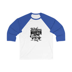 Motivational Baseball Tee for Dreamers, Unisex 3/4 Sleeve Shirt, Perfect for Sports, Gift for Friends, Inspirational Gift, Casual Wear