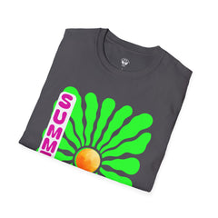 Retro Summer Love T-Shirt | Unisex, Colorful Graphic Tee, Perfect for Festivals, Beach Days, and Summer Celebrations