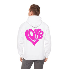 Cozy Love Heart Hoodie | Unisex Sweatshirt for Valentine's Day, Gift for Her, Celebrations, Casual Wear, Anniversary
