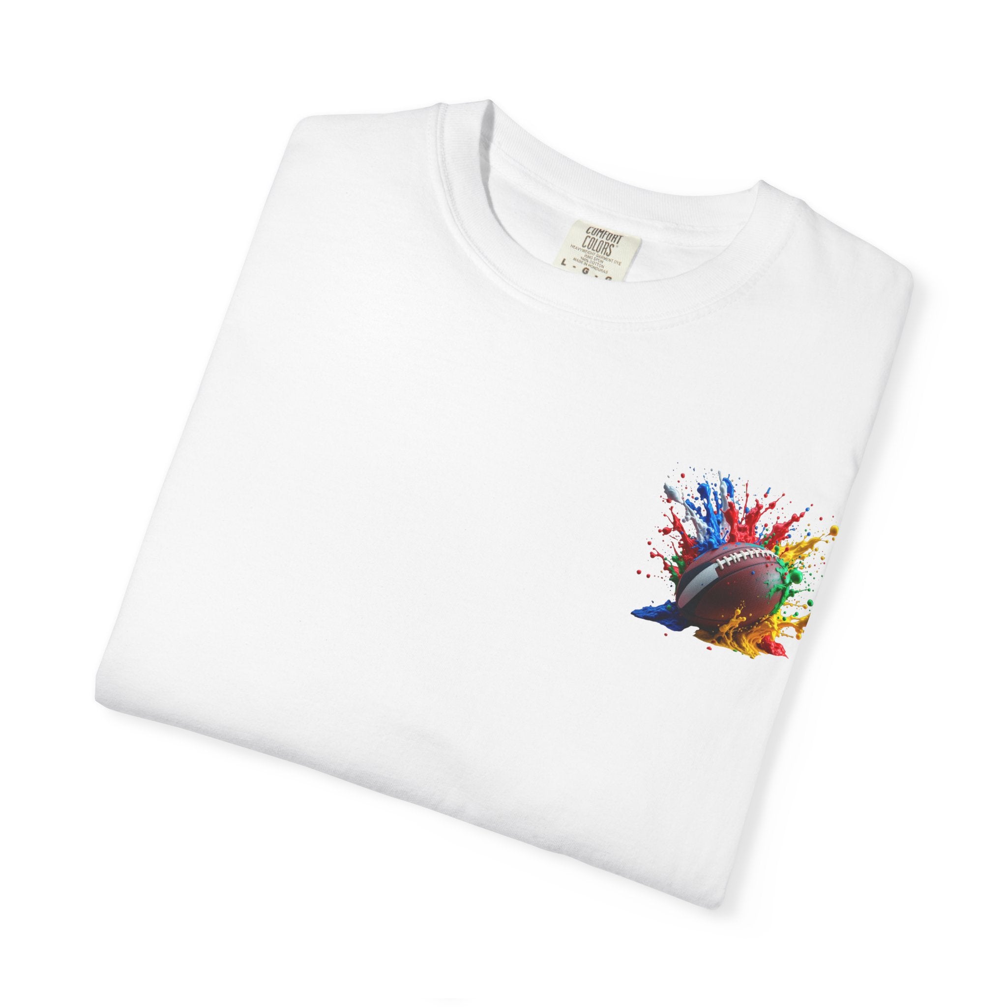 Rugby Ball Graphic T-Shirt, Unisex Vintage Tee, Perfect for Festivals, Beach Days, and Casual Wear, Gift for Sun Lovers