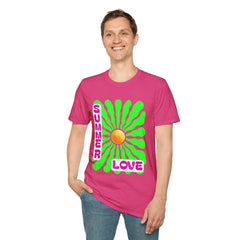 Retro Summer Love T-Shirt | Unisex, Colorful Graphic Tee, Perfect for Festivals, Beach Days, and Summer Celebrations