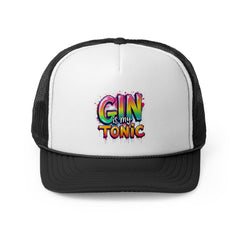 Colorful "Gin is My Tonic" Trucker Cap - Fun Party Accessory
