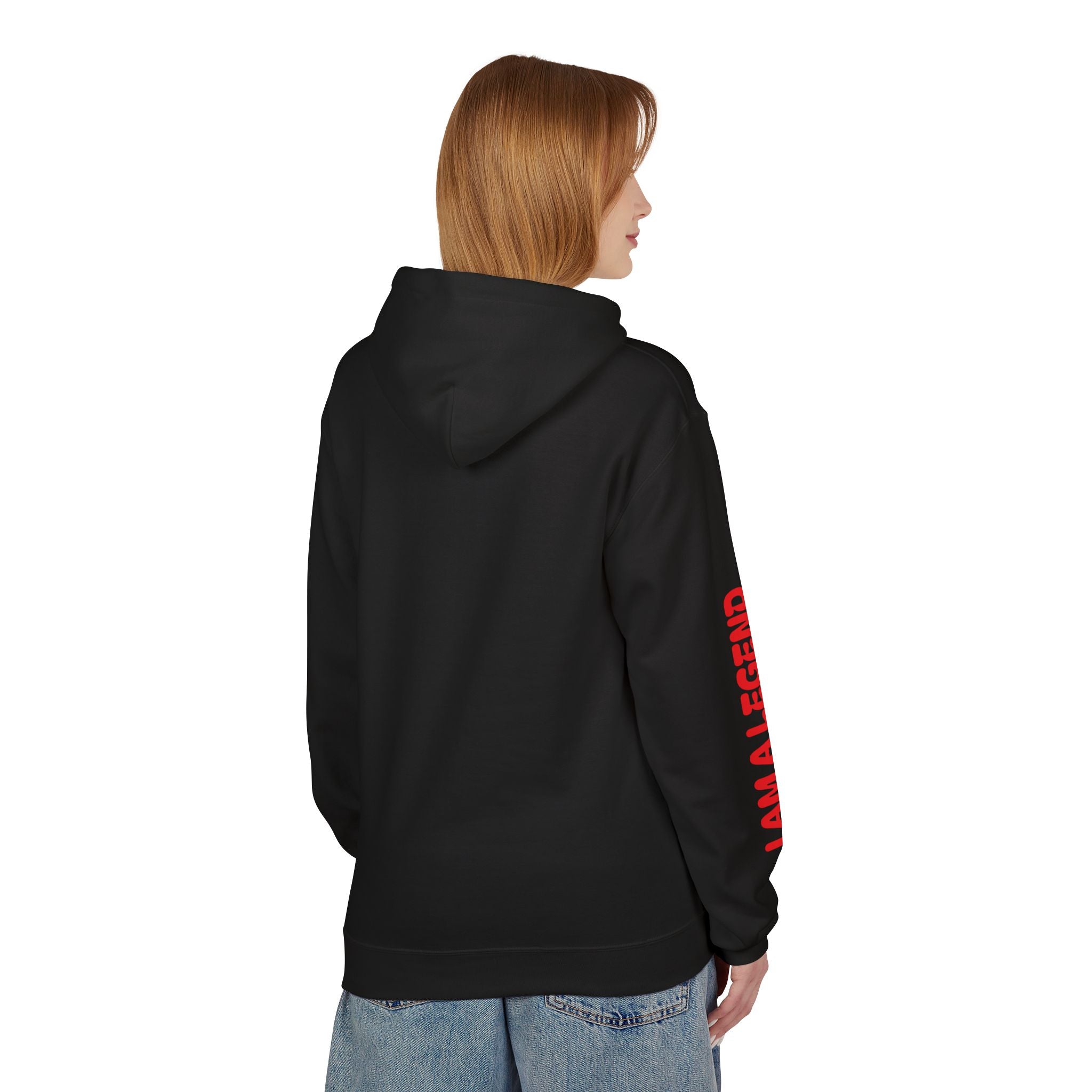 Legendary Spirit Hoodie - Unisex Fleece Sweatshirt, Motivational Gift, Trendy Streetwear, Perfect for Casual Days, Unique Statement Piece