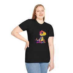 Cute Dinosaur T-Shirt, Fun Graphic Tee, Kids Birthday Gift, Dino Lover Apparel, Unisex Casual Wear