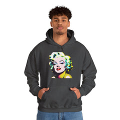 Colorful Marilyn Monroe Sweatshirt, Retro Hoodie, Pop Art Sweater, Unisex Lounge Wear, Gift for Art Lovers, Fashion Statement