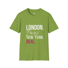 City Life Unisex T-Shirt - London, Paris, New York Deal Graphic Tee, Travel Fashion, Urban Style, Gift for Wanderlust, Streetwear