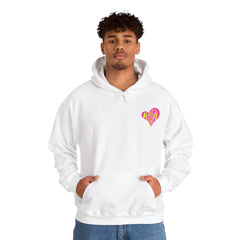 Vibrant Heart Print Hoodie - Funky Sweatshirt for Cozy Days, Perfect for Gifts, Casual Wear, Festivals, and Everyday Comfort