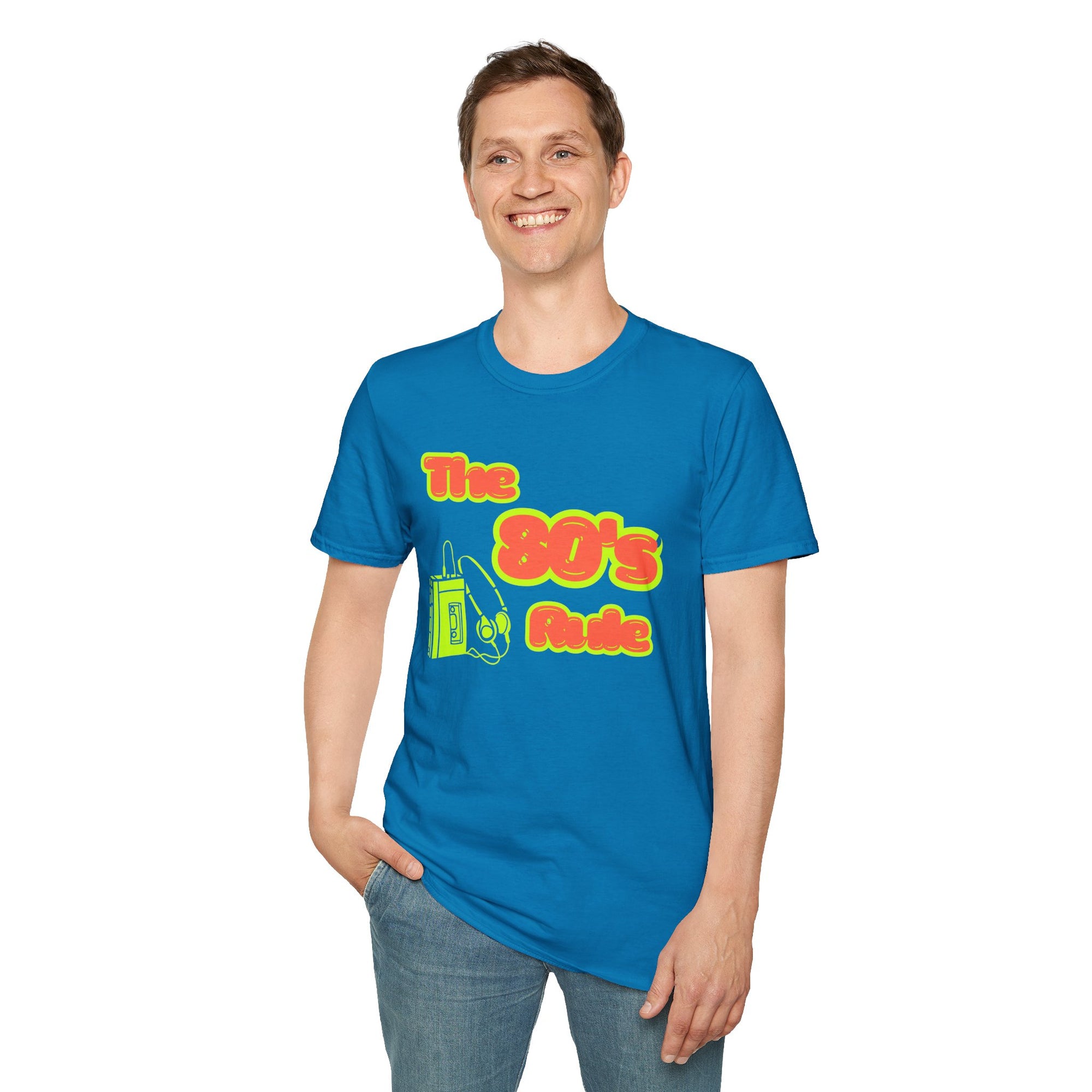 Retro 80's Rule Unisex T-Shirt, Vintage Tee, 80s Inspired Apparel, Casual Wear, Gift for Retro Lovers