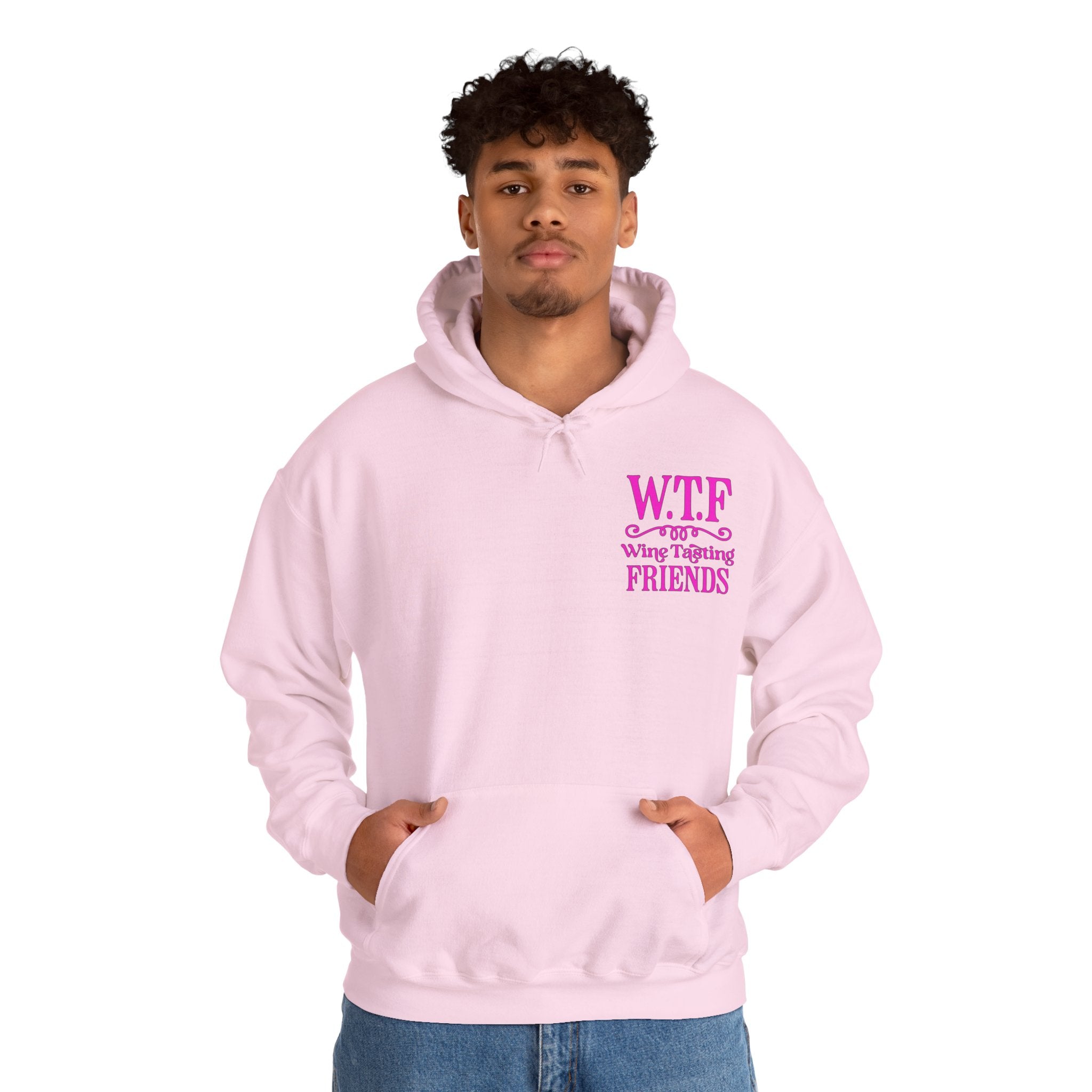 W.T.F. Wine Tasting Friends Hoodie - Unisex Heavy Blend Sweatshirt for Wine Lovers, Gift for Friends, Cozy Apparel for Tastings, Wine [...]