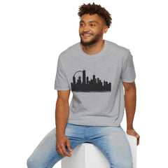 Skyline Unisex T-Shirt | City Lover Tee, Urban Art Shirt, Gift for Travelers, Vibrant Summer Apparel, Graphic T-Shirt