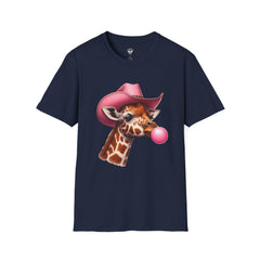 Whimsical Giraffe T-Shirt, Fun Casual Tee, Gifts for Animal Lovers, Birthday Apparel, Cute Graphic Shirt