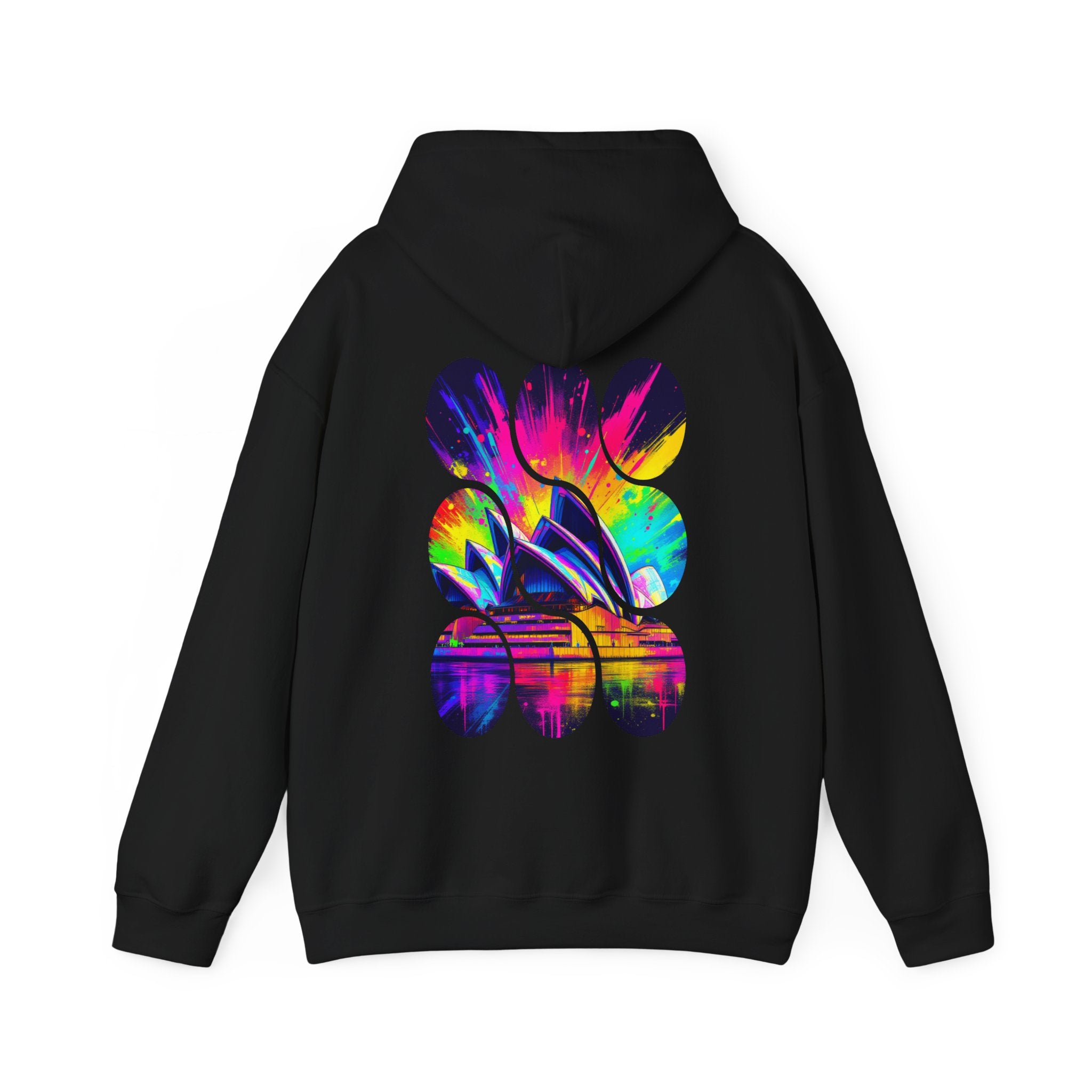 Colorful Abstract Hoodie with Eye-Catching Design, Perfect for Casual Wear, Art Lovers, Gift for Friends, Cozy Layering
