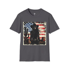 Stylish Western Graphic Tee, Cowboy T-Shirt, Americana Apparel, Unisex Casual Shirt, Summer Wardrobe Essential, Gift For Western Lovers