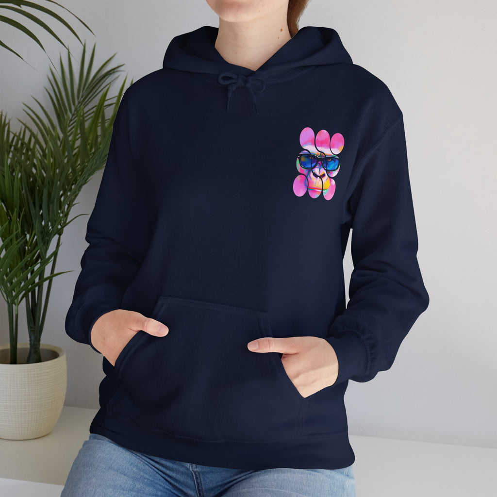 Vibrant Graphic Hoodie, Cool Streetwear Sweatshirt, Trendy Unisex Apparel, Fun Gift for Art Lovers, Casual Everyday Wear