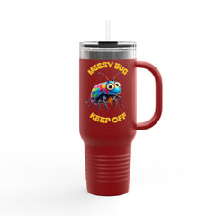 Colorful Messy Bug Insulated Travel Mug - 40oz