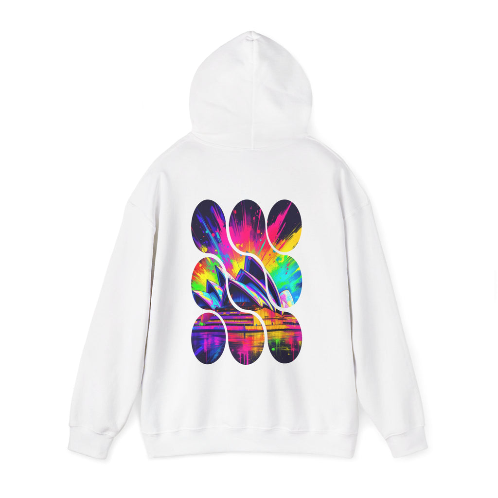 Colorful Abstract Hoodie with Eye-Catching Design, Perfect for Casual Wear, Art Lovers, Gift for Friends, Cozy Layering