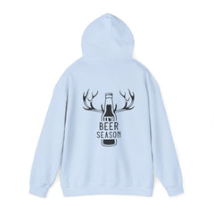 Beer Season Hoodie for Comfort and Style, Unisex Hooded Sweatshirt, Beer Lover Gift, Cozy Casual Wear, Perfect for Camping