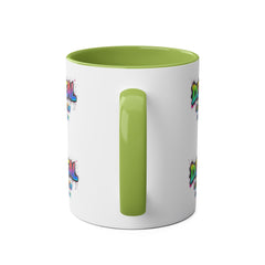 Colorful Graffiti Coffee Mug - 11oz Two-Tone "DEAL Canterbury"