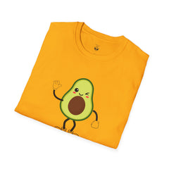 Cute Avocado Tee, Fun T-Shirt for Foodies, Gift for Friends, Cute Apparel, Casual Wear, Summer Outfit