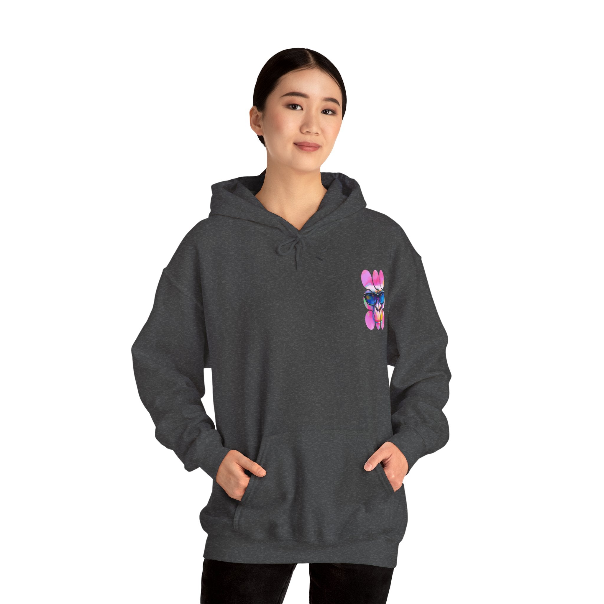 Vibrant Graphic Hoodie, Cool Streetwear Sweatshirt, Trendy Unisex Apparel, Fun Gift for Art Lovers, Casual Everyday Wear