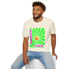 Retro Summer Love T-Shirt | Unisex, Colorful Graphic Tee, Perfect for Festivals, Beach Days, and Summer Celebrations