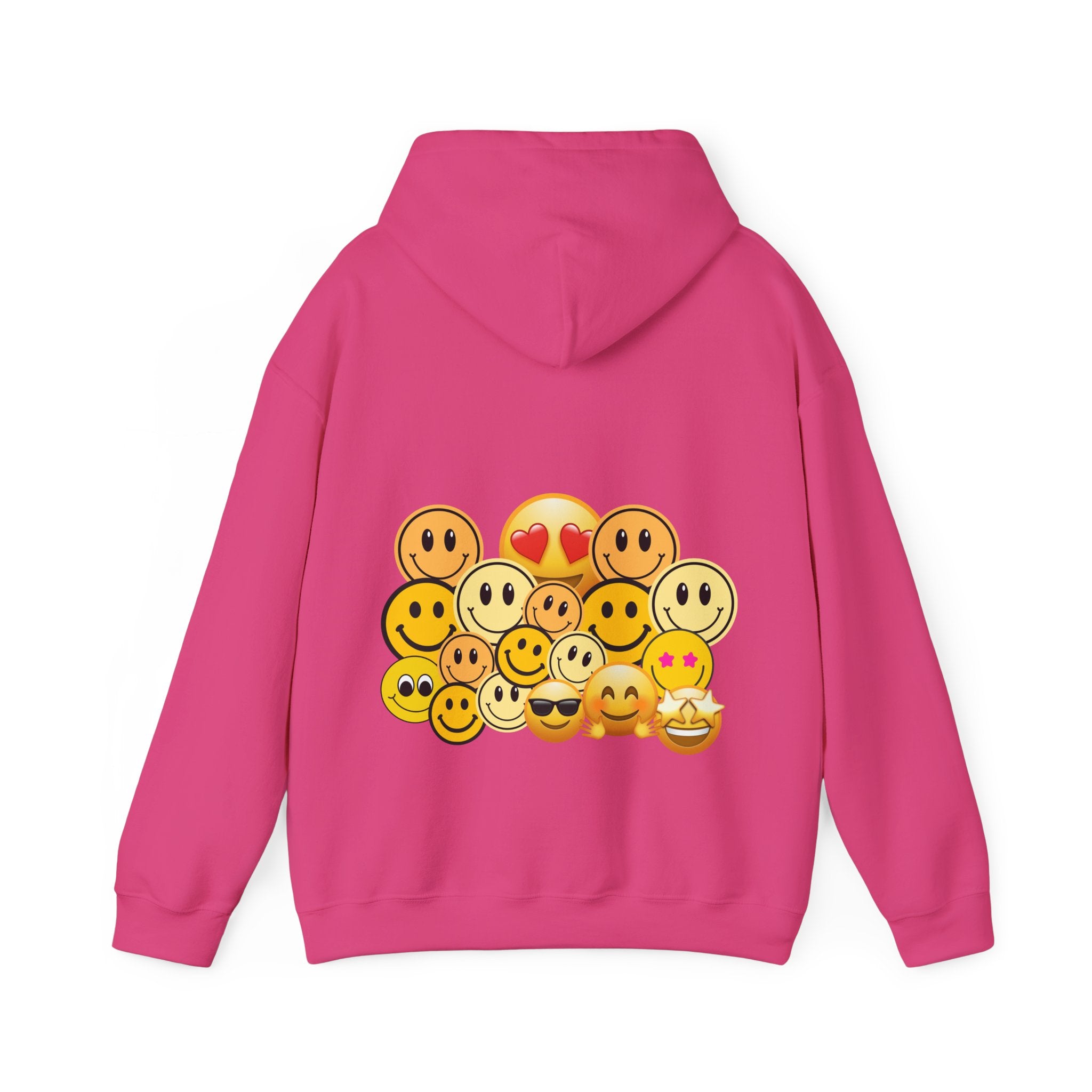 Smiley Faces Hooded Sweatshirt, Cozy Unisex Sweatshirt with Emoji Design, Casual Style, Gift for Friends, Fun Fashion, Perfect for [...]
